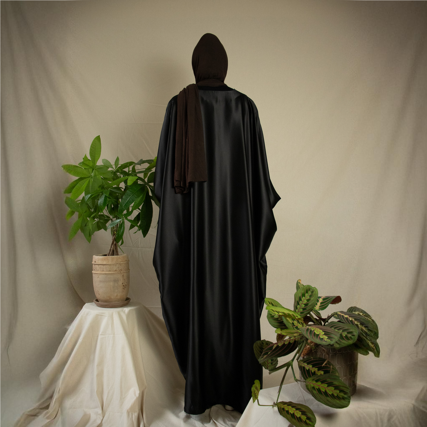 Black formal kaftan