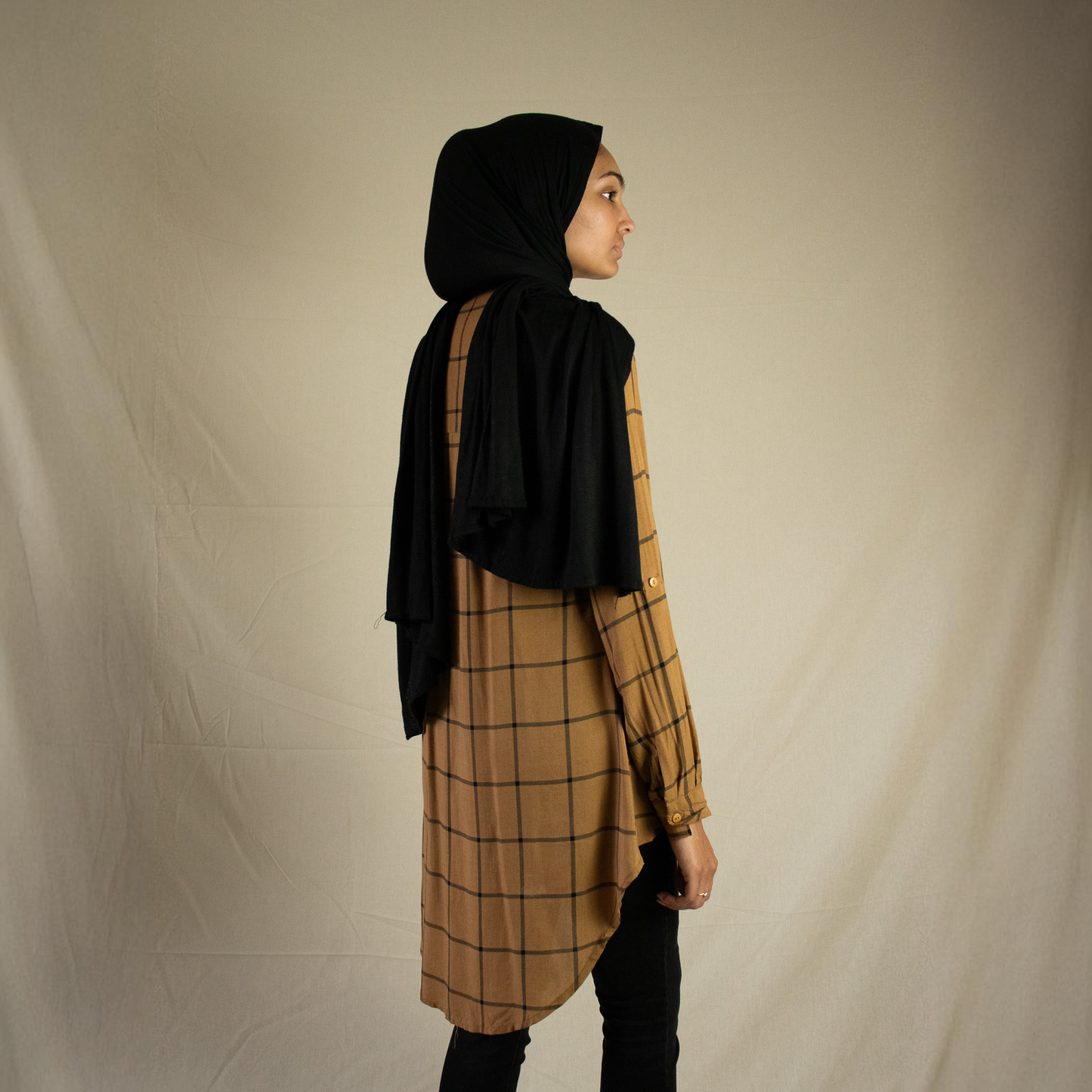 High low midi dress shirt with pleat detail